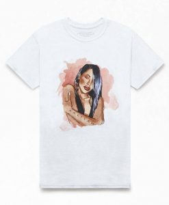 Aaliyah Watercolor T-Shirt AI5D