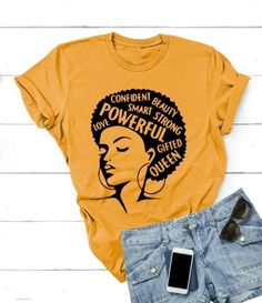 Afro Lady Tshirt EL7D