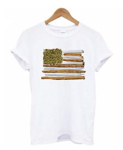 American Flag Weed t-shirt FD2D