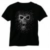 Black Wido Skull T-Shirt AZ4D