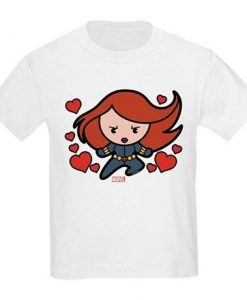 Black Widow Hearts T-Shirt AZ4D