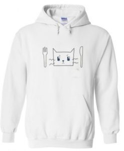 Cat Face Hungry Hoodie FD2D