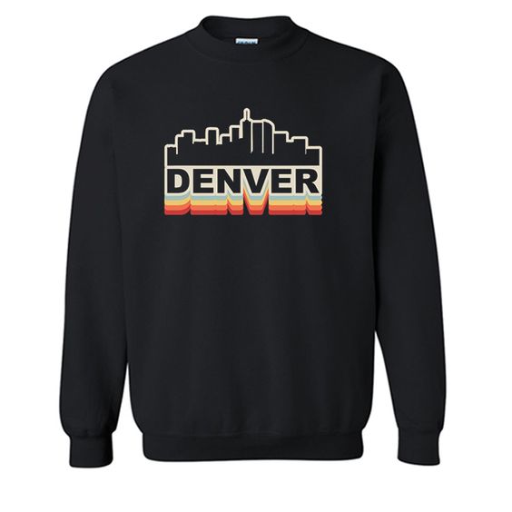 Denver Skyline Vintage Sweatshirt FD2D