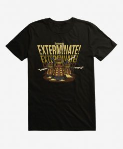 Doctor who Exterminate T-Shirt SR9D