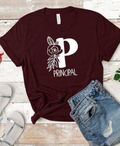 Floral Principal Tshirt AI5D