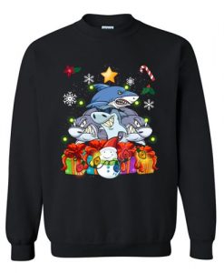 Funny Shark Christmas Sweatshirt VL4D