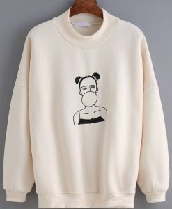Girl figure Sweatshirt EM5D