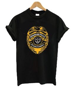 Grammar Police tshirt FD6D