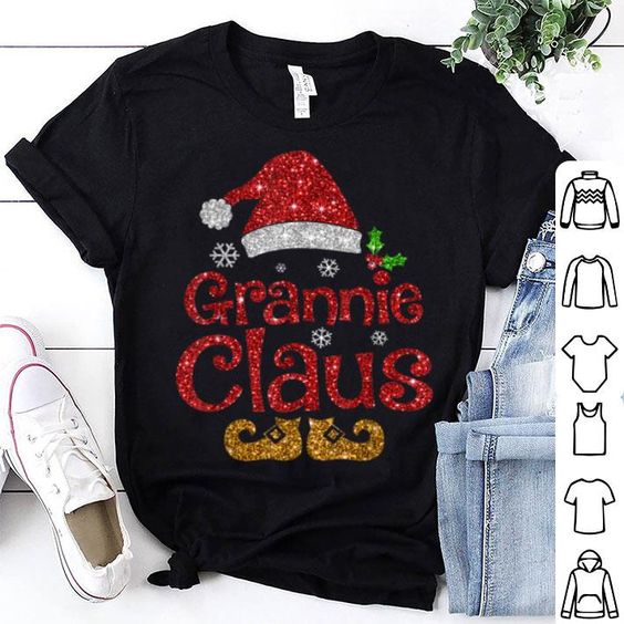 Grannie claus Christmas Tshirt FD6D