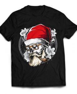 Hipster Santa graphic t shirt FD6D