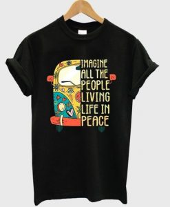 Imagine all the people T Shirt SR9D