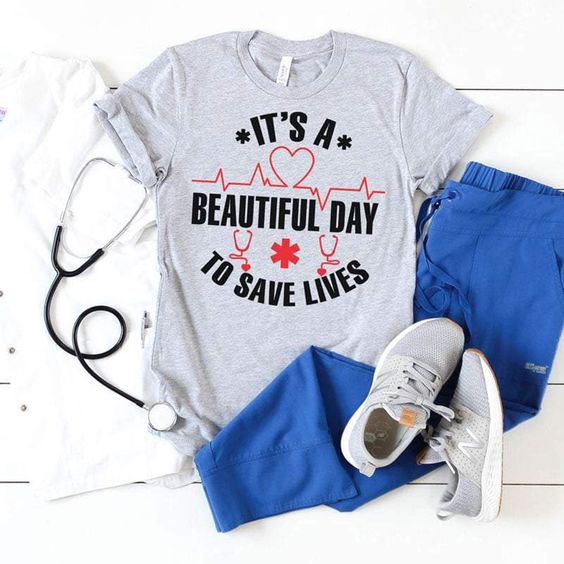 Its a Beautiful Day Grey's T-shirt AI5D