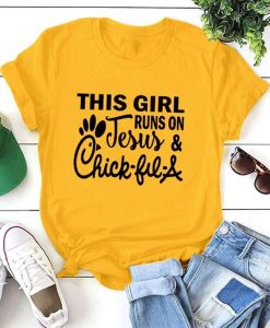 Jesus and Chick Fil Tshirt FD6D