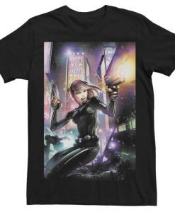 Marvel Black Wido T-Shirt AZ4D