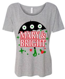 Mary and Bright Xmas tshirt FD6D