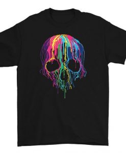 Melting Skull T Shirt TT14D