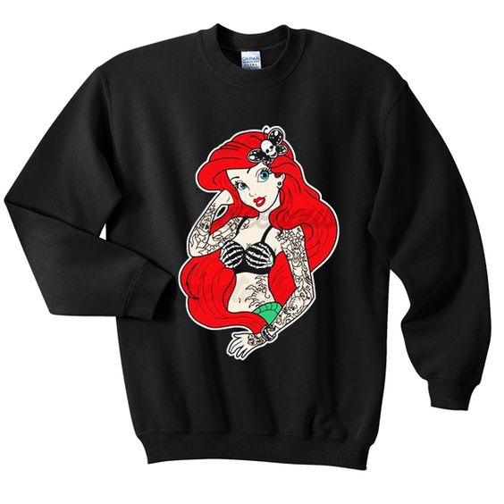 Mermaid Rebel Punk Sweatshirt FD2D