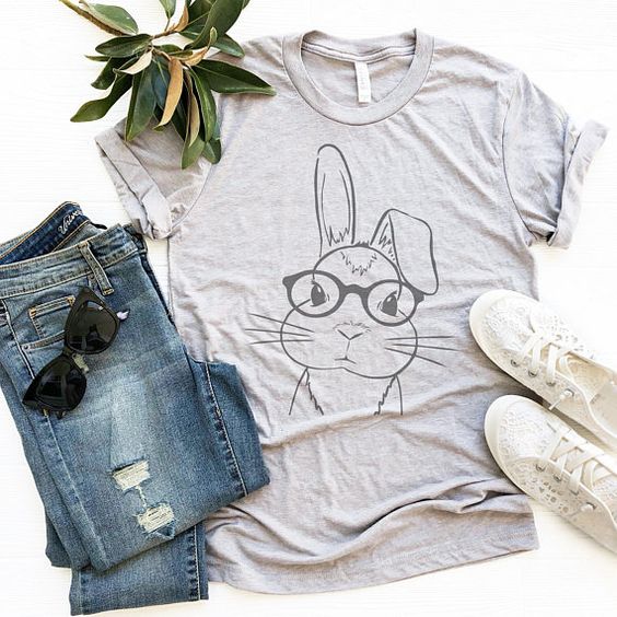 Nerd Bunny T-Shirt D5AZ
