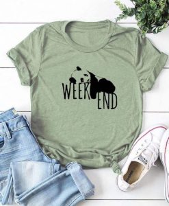 Panda Weekend T-Shirt D5AZ