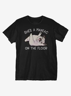 Pug Maniac Tshirt EL14D