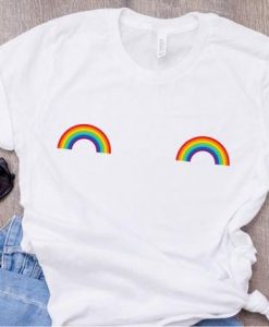 Rainbow Boobs T-Shirt EM5D