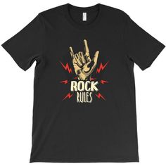 Rock Rules Tshirt EL7D