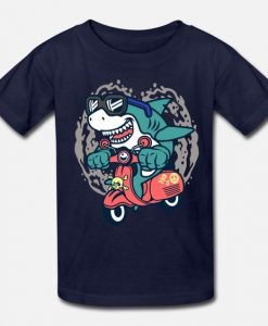 Shark Scooter T-Shirt FD6D