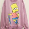 Simpson Pattern Sweatshirt Fd2D