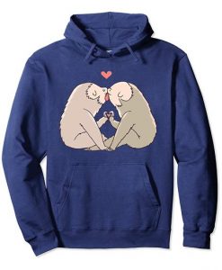 Sloth Kisses Pullover Hoodie FD6D