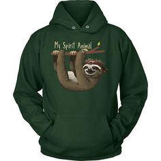 Sloth Spirit Animal Hoodie EL7D