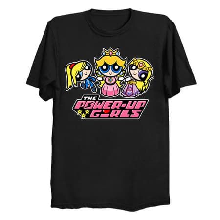 THE POWER UP GIRLS T-Shirt EN30D