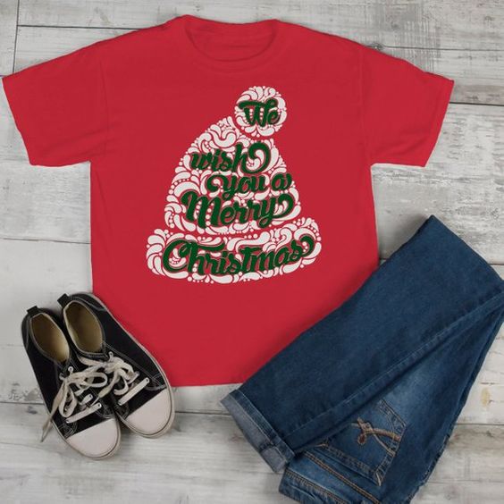 Wish You Merry Christmas T-Shirt FD6D