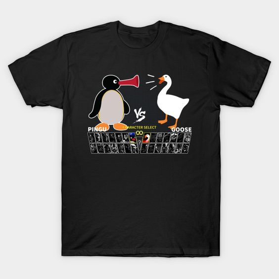 penguin vs goose T-Shirt NR27D