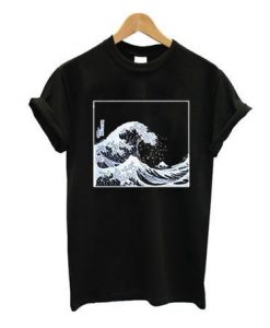 the black wave t-shirt EV21D