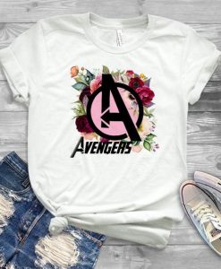 Avengers floral T Shirt SR20J0