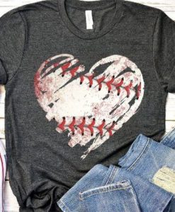 Baseball heart T Shirt FD14J0
