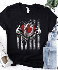 Canadian American Flag shirt FD27J0