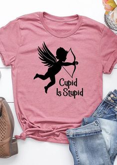 Cupid Is Stupid Tshirt EL29J0