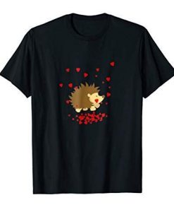 Cute Hedgehog Valentine tshirt EL11J0