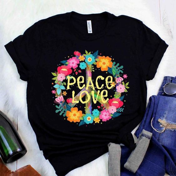 Cute Peace Love T Shirt SR22J0