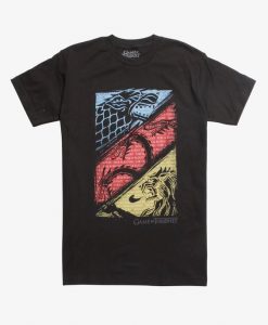 Game Of Thrones Three Sigil T-Shirt FD20J0