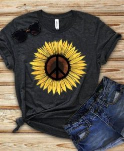 Hippie Sunflower Tshirt SR13J0