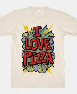 I Love Pizza T-shirt FD14J0