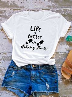 Life Is Better Tshirt EL30J0