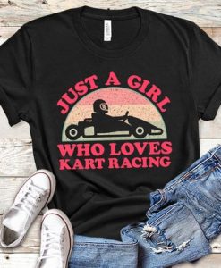 Loves Kart Racing T Shirt SR20J0