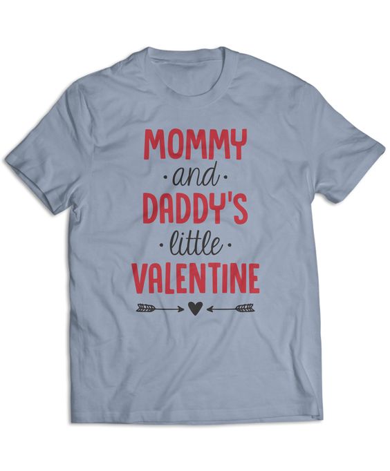 Mommy and Daddy Valentine Tshirt EL