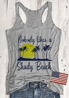 Nobody Like A Shady Beach Tanktop EL22J0