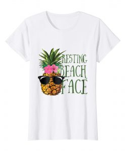 Resting Beach Face T Shirt SR13J0