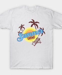 Summer Time Design T Shirt SR13J0