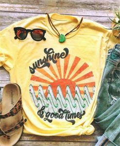 Sunshine & Good Times T shirt SR13J0